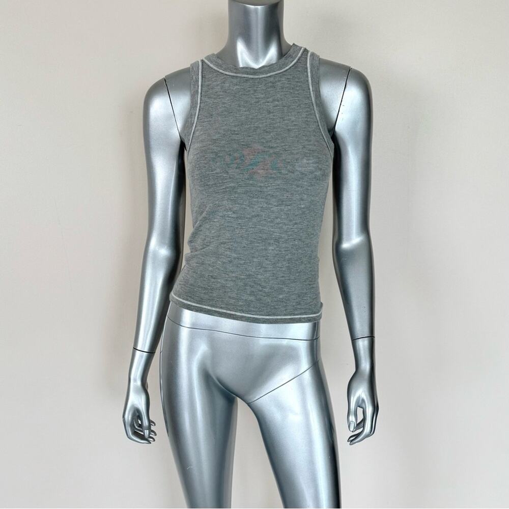 LUSH women tank grey top size S - Picture 7 of 7